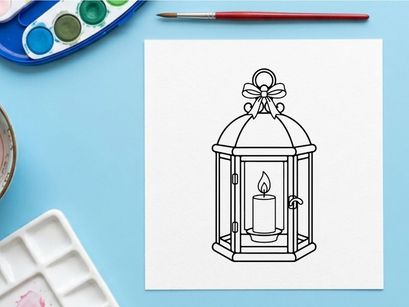 Lanterna vintage com vela acesa dentro. Lâmpada de óleo de vidro clássica para decoração aconchegante de casa e ambiente acolhedor.
