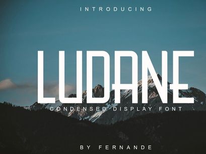 Ludane Condensed Font