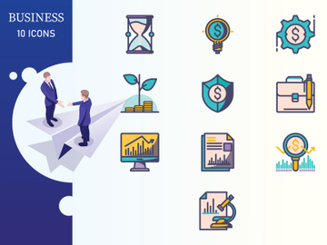 B Shadow : Business And Finance Icon Set preview picture
