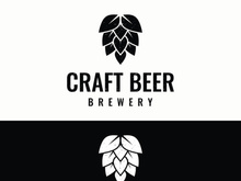 Premium quality vintage craft beer logo template. For badges, emblems, beer companies, bars, taverns.