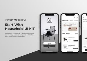 Household - Furniture App Mobile UI Kit