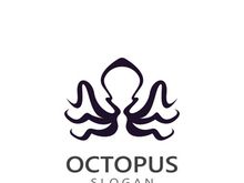 Octopus logo image design icon illustration animal vector