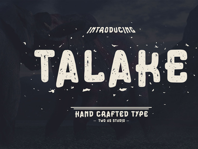 TALAKE - HANDCRAFTED TYPEFACE