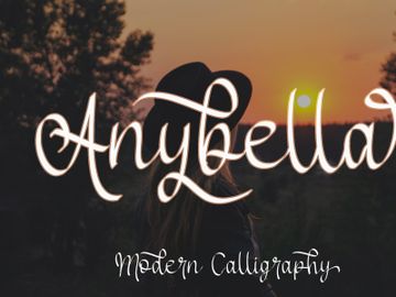 Anybella - Calligraphy Script preview picture