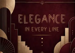 ARVEXA — Art Deco Inline Display Typeface