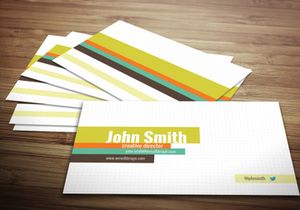 Dotted Business Card Template