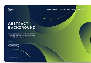 Modern abstract gradient wavy geometric background