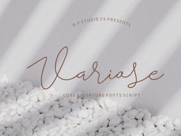 Variose - Luxe Signature Font Script preview picture