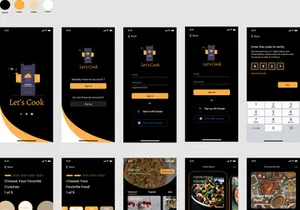 Recipe Application Designs - Let's Cook