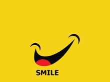 Smile logo and symbol vector image
