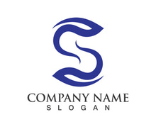 Business corporate S letter logo design vector