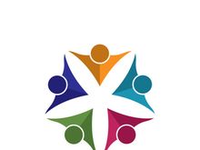 Community logo business template and icon people vector