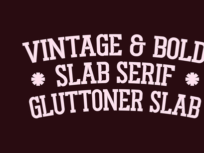 Gluttoner Inktrap | Vintage & Bold