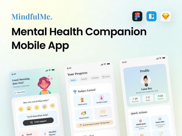 MindfulMe - Mental Health Companion Mobile App