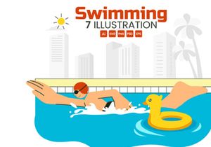 7 Swimming Pool Illustration
