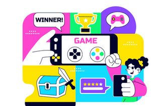 10 Mobile Gaming Community Illustration