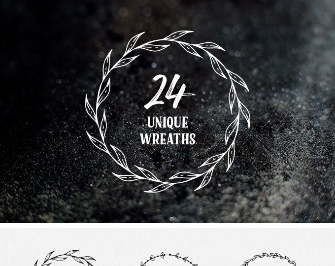 Bloomy Vector Wreaths