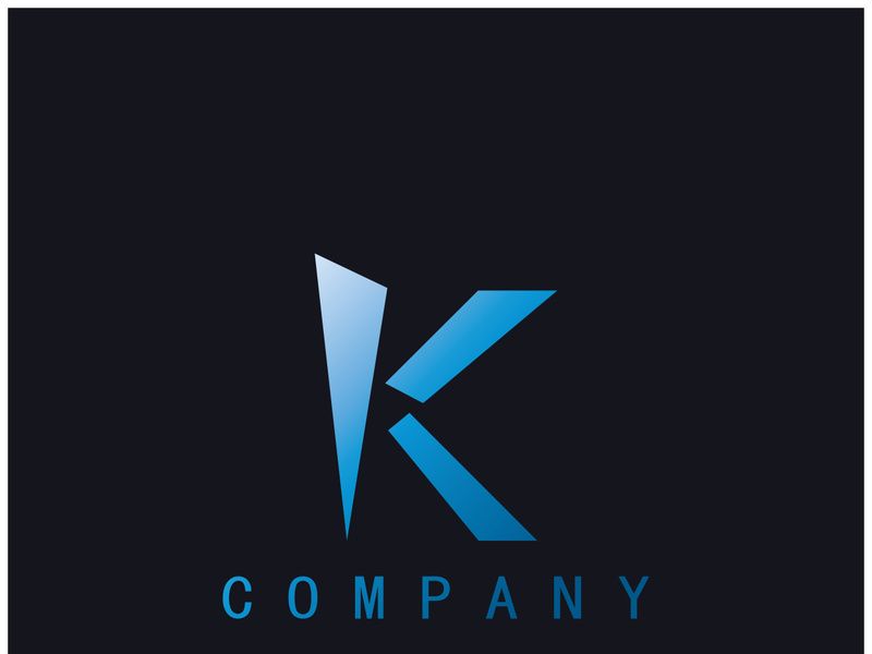 The letter K logo design is simple, elegant, modern, unique and luxurious. Logo for business cards, business, companies, fashion and brands, offices