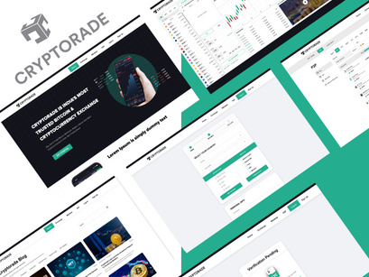 Cryptorade UI Kit | Figma design