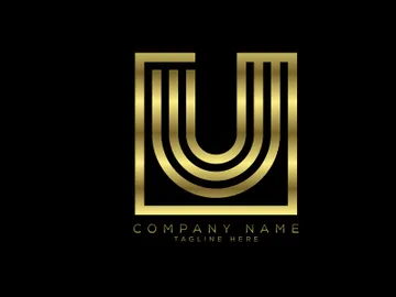 Luxury golden color line letter, Graphic Alphabet Symbol for Corporate Business Identity preview picture