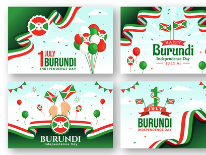 12 Burundi Independence Day Illustration