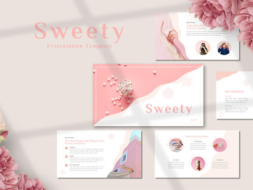 SWEETY - Creative & Business Google Slides Template preview picture