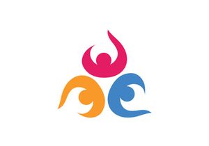 Colorful community group team People Logo Design