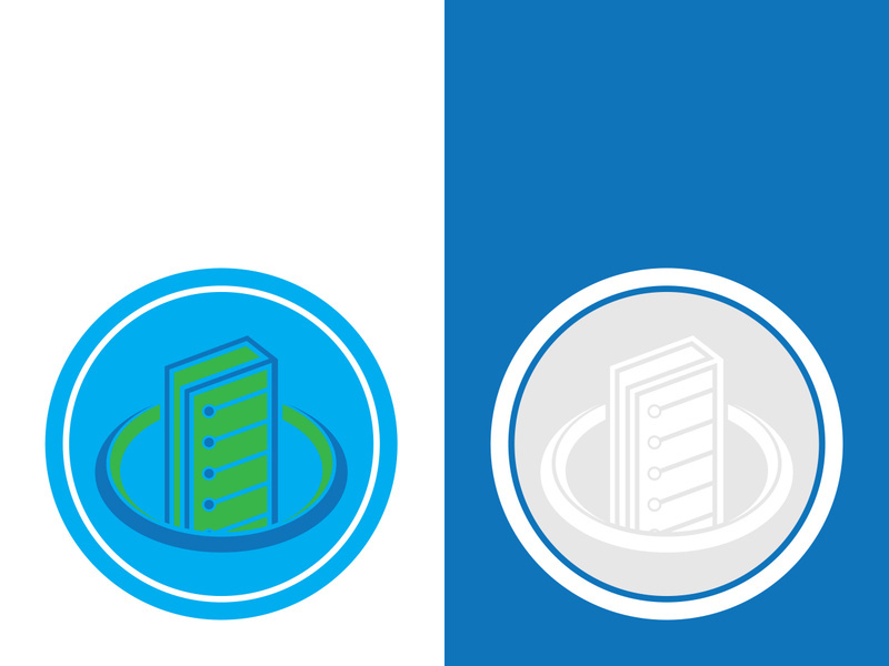 Digital book logo technology vector icon design