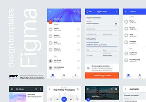 Figma Free Mobile & Web UI