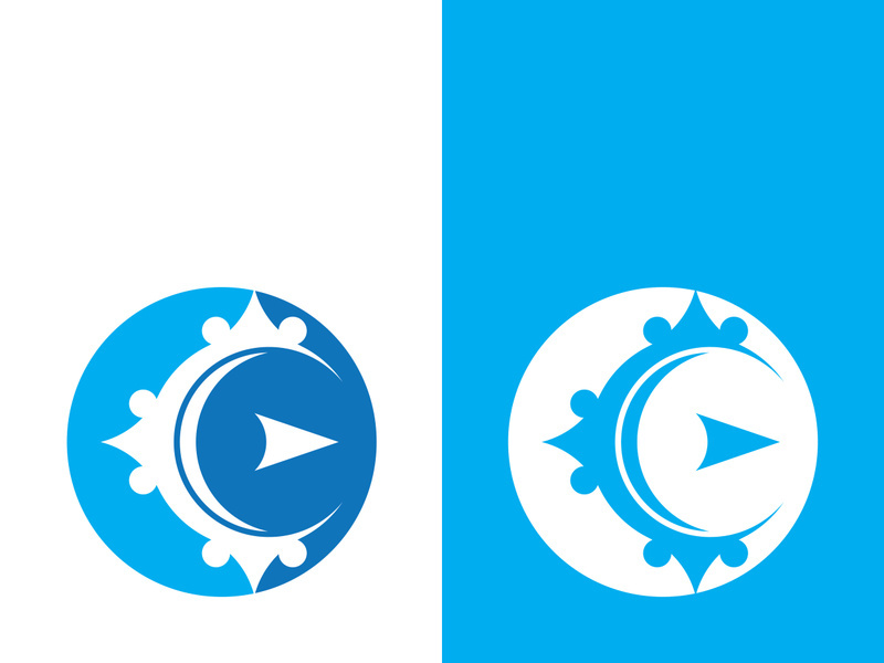 Compass logo template vector icon illustration design