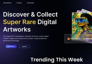 NFT Marketplace Landing page design