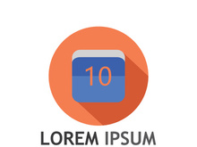 Calendar logo design.