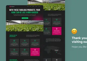 Invernadero - Greenhouse Landing Page