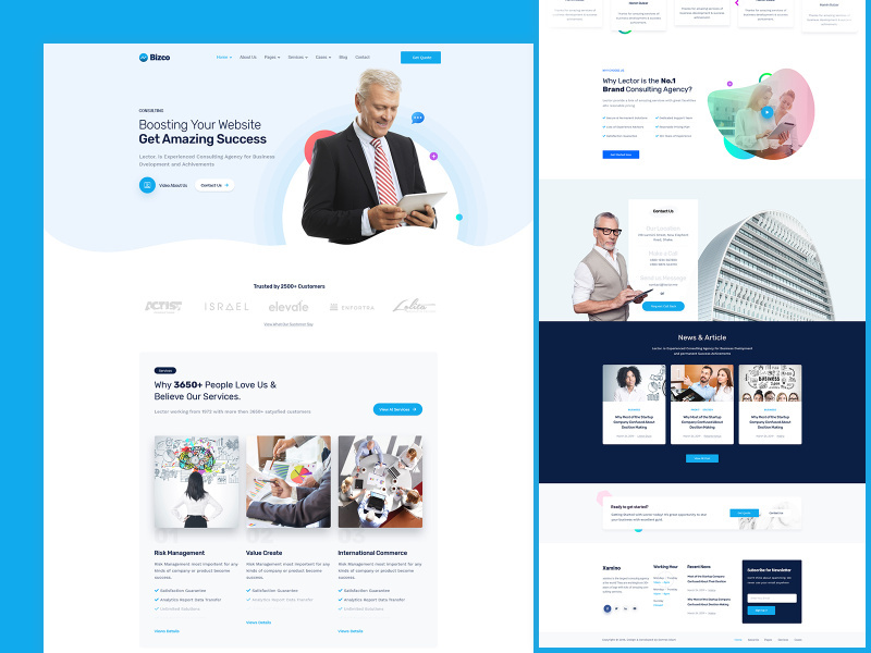Business Consulting PSD Template.