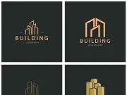 Building logo vector illustration design,Real Estate logo template, Logo symbol icon