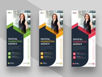 Marketing Agency Roll Up Standee Banner Ver-2 preview picture