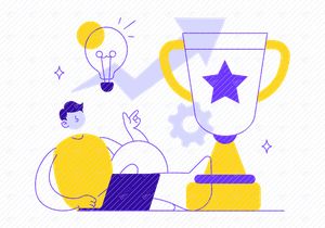 10 Business Goal Vector Illustration