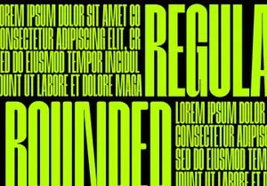 Meuga | Condensed Sans Serif Font