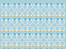 Seamless pattern Diamond ring vector