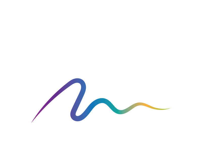 Sound waves vector illustration design template