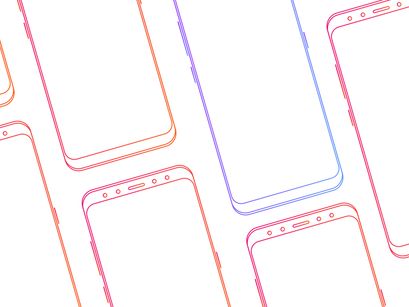 XXL Mockup Pack [Flat Design / Outline Design] 