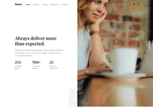 Scout: HTML Template for SaaS & Startups