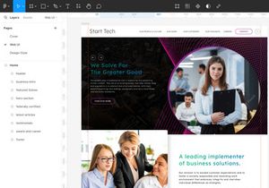 Start Tech - An Agency Home Page Design