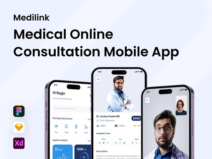 Medilink - Medical Online Consultation Mobile App preview picture