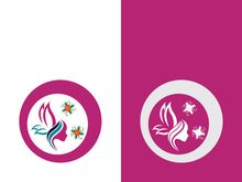 Beauty butterfly vector icon design