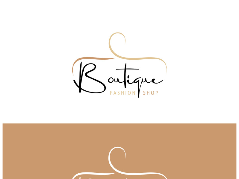 Simple clothes hanger logo details with creative design.for business, boutique, fashion, lifestyle, beauty, wardrobe, wedding dress, clothing store