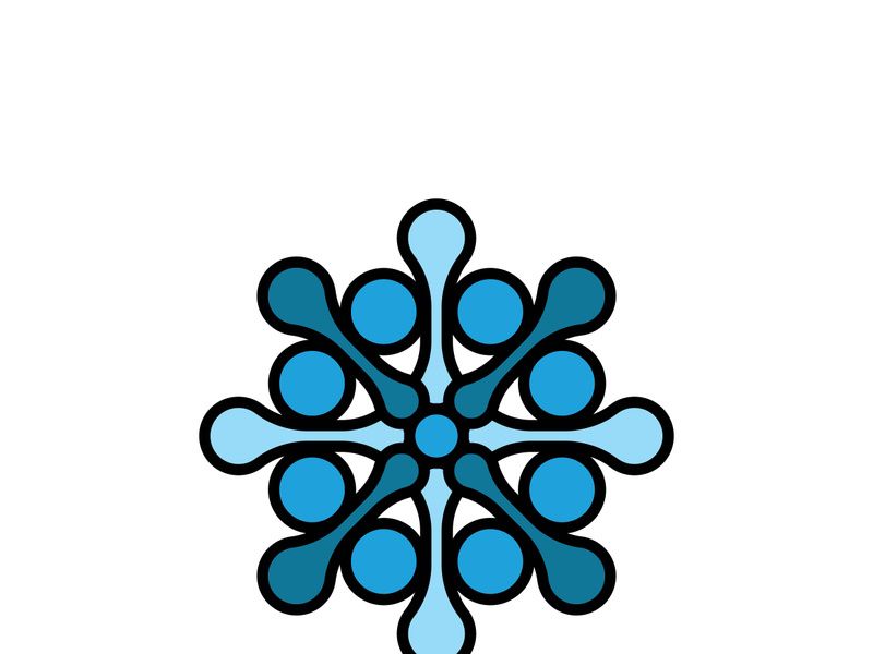 Molecule symbol logo template vector illustration design