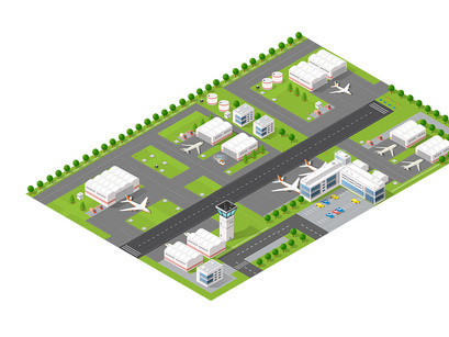 The city bundle module airport set