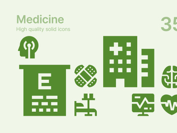 Medicine icons preview picture