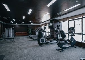 Modern and bright gym